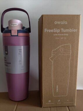 Owala FreeSip Sway Stainless Water Bottle 30 oz Color Pink Blue